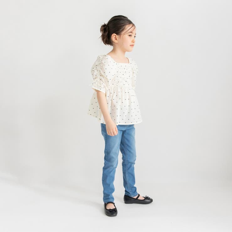 【プチレディ/おそろい】シャーリングリボンチュニック | ブランシェス | 詳細画像6 