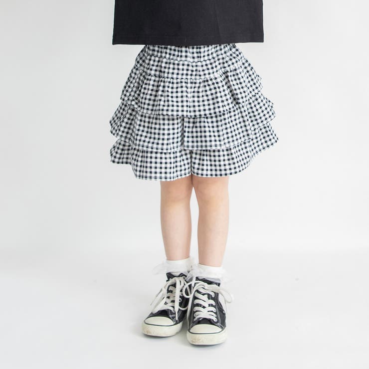 ミックス | フリルスカート風ショートパンツ | ブランシェス