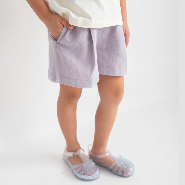 ラベンダー | 【爽パン/綿100％】パナマ織りショートパンツ | ブランシェス