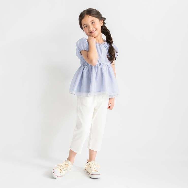 裾フリンジクロップドパンツ | ブランシェス | 詳細画像4 