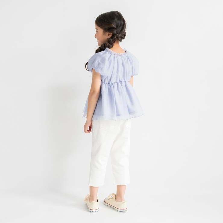 裾フリンジクロップドパンツ | ブランシェス | 詳細画像6 