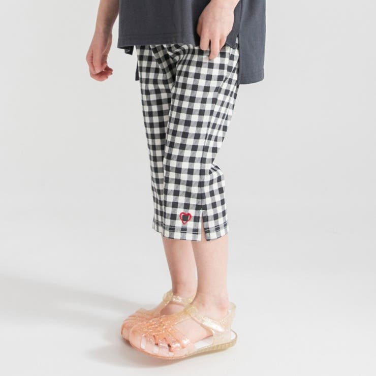 ミックス | カットツイルクロップドパンツ | ブランシェス