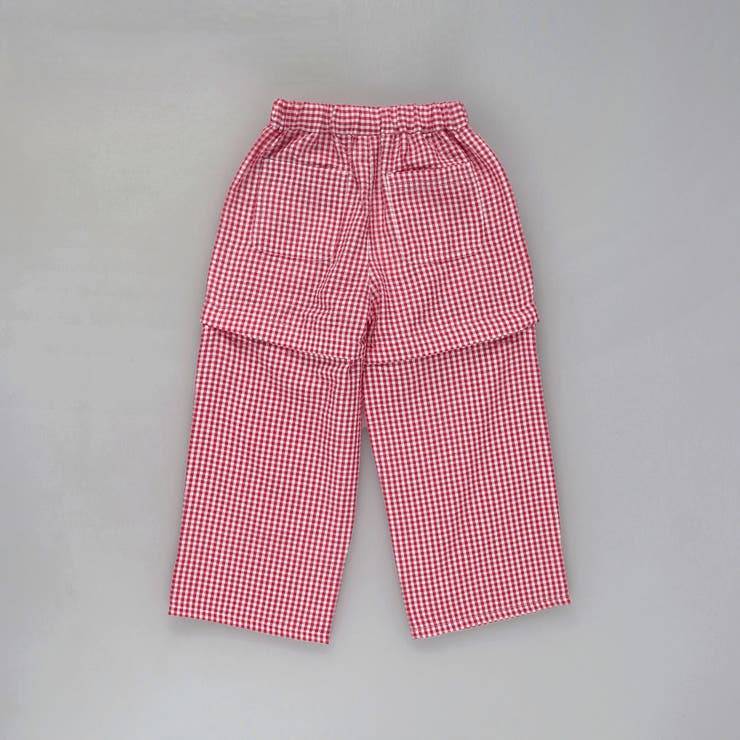 【WEB限定】2WAYギンガムチェックパンツ | ブランシェス | 詳細画像21 