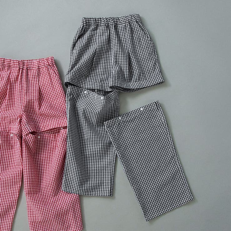 【WEB限定】2WAYギンガムチェックパンツ | ブランシェス | 詳細画像22 