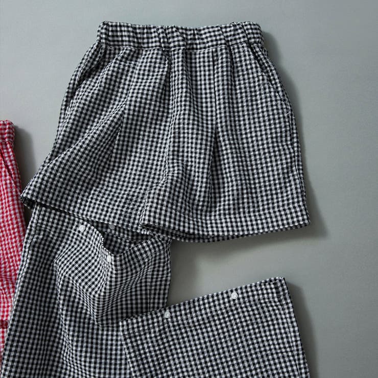 【WEB限定】2WAYギンガムチェックパンツ | ブランシェス | 詳細画像31 