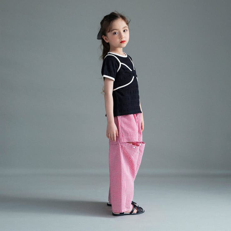 【WEB限定】2WAYギンガムチェックパンツ | ブランシェス | 詳細画像5 