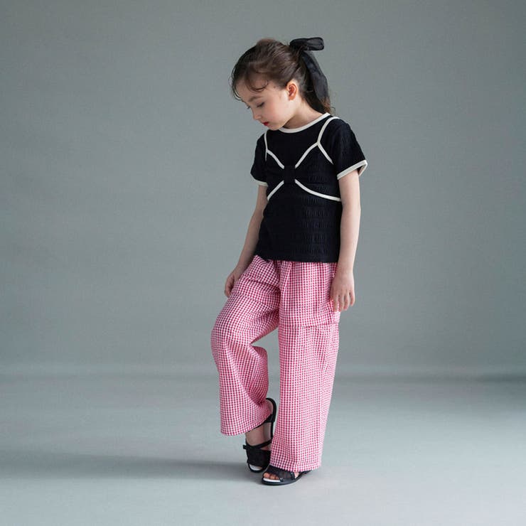 【WEB限定】2WAYギンガムチェックパンツ | ブランシェス | 詳細画像6 
