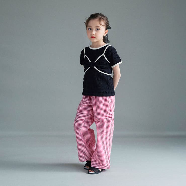 【WEB限定】2WAYギンガムチェックパンツ | ブランシェス | 詳細画像7 