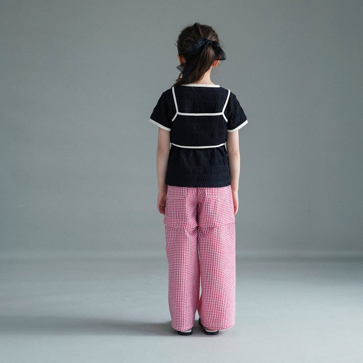 【WEB限定】2WAYギンガムチェックパンツ | ブランシェス | 詳細画像8 