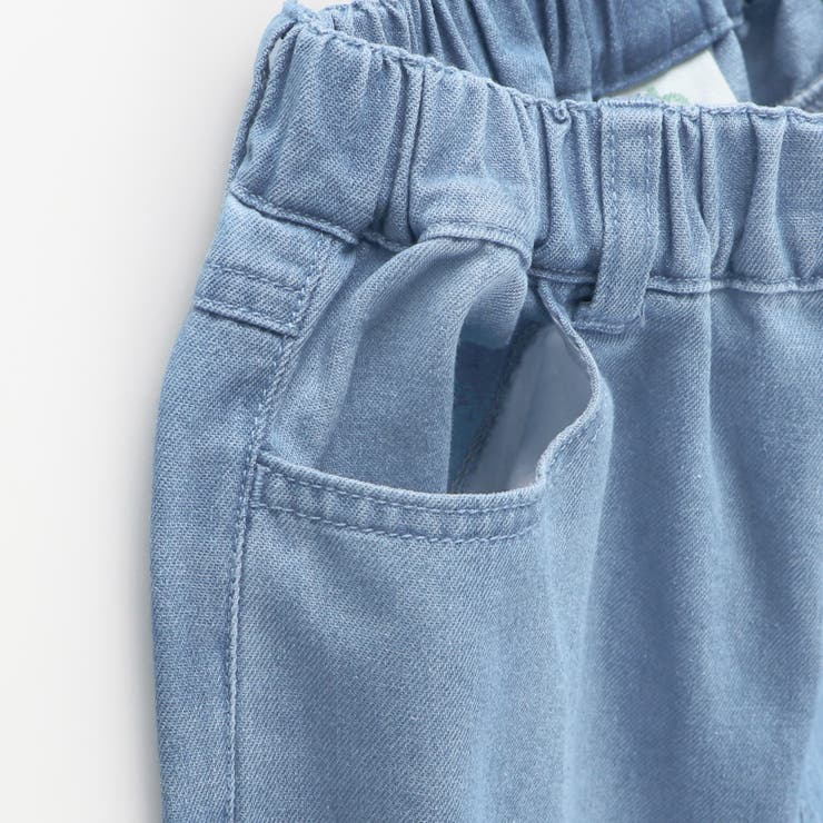 【WEB限定】お花カットモチーフデニムパンツ | ブランシェス | 詳細画像10 