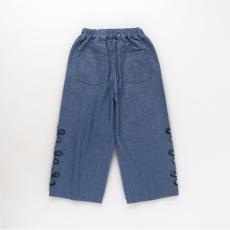 【WEB限定】お花カットモチーフデニムパンツ | ブランシェス | 詳細画像21 