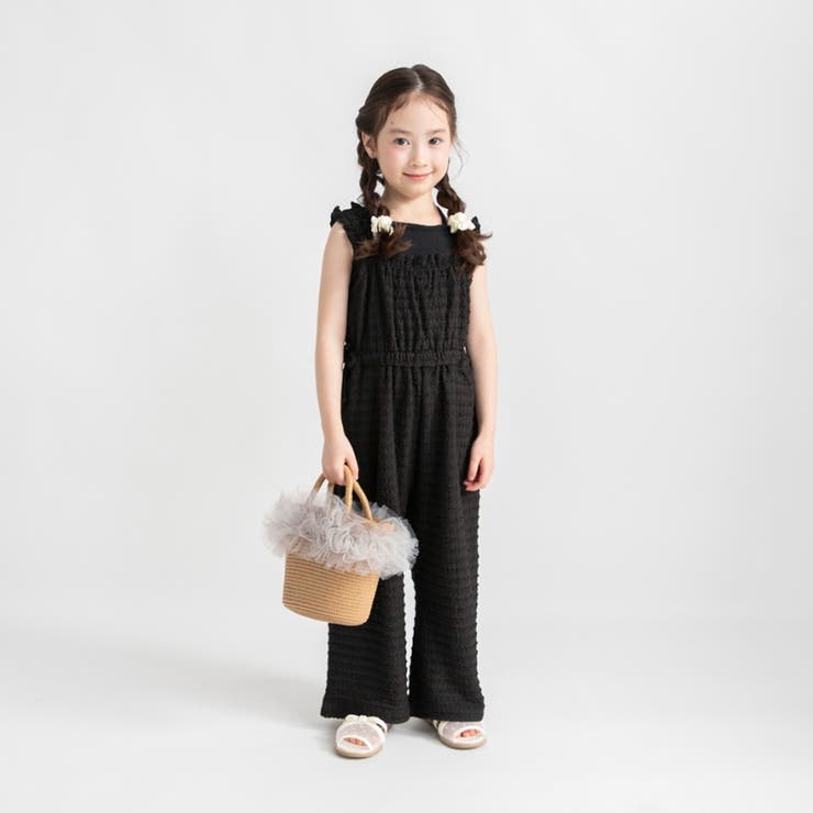 【おそろい】カットジャガードサロペット | ブランシェス | 詳細画像13 