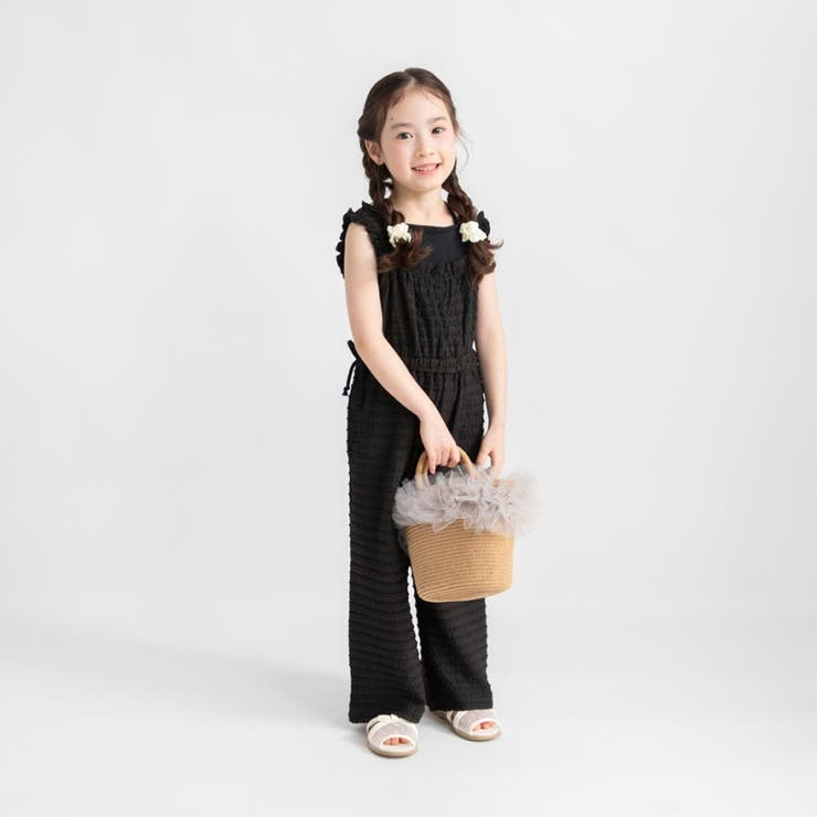 【おそろい】カットジャガードサロペット | ブランシェス | 詳細画像14 