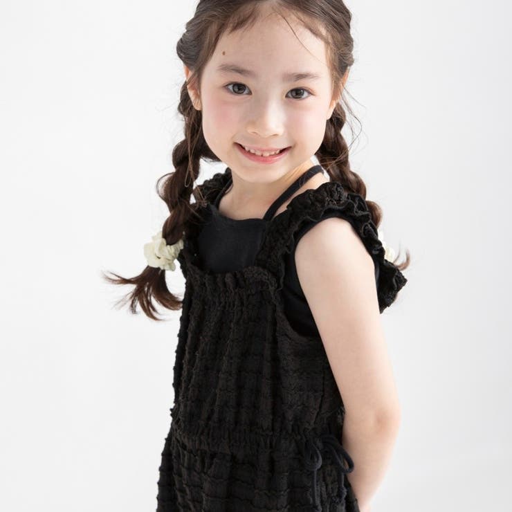 【おそろい】カットジャガードサロペット | ブランシェス | 詳細画像16 