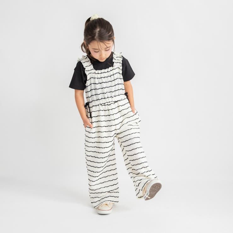 【おそろい】カットジャガードサロペット | ブランシェス | 詳細画像5 