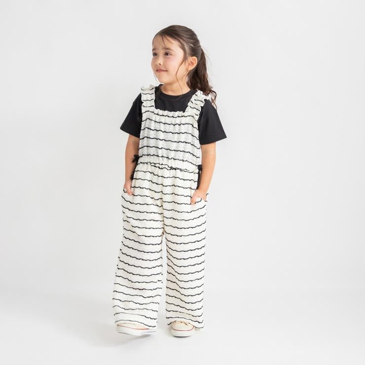 【おそろい】カットジャガードサロペット | ブランシェス | 詳細画像6 