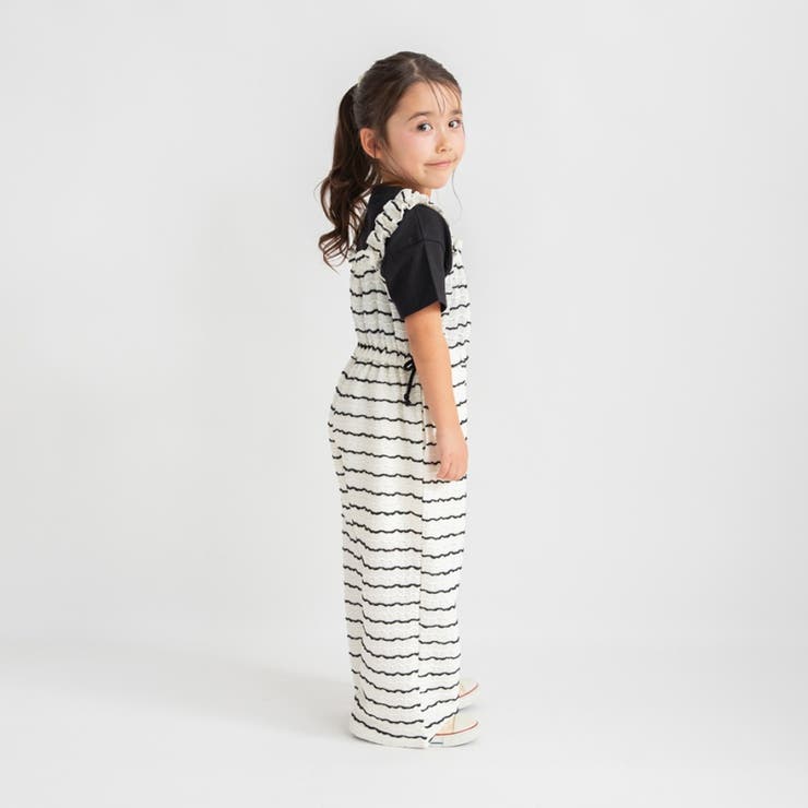 【おそろい】カットジャガードサロペット | ブランシェス | 詳細画像8 