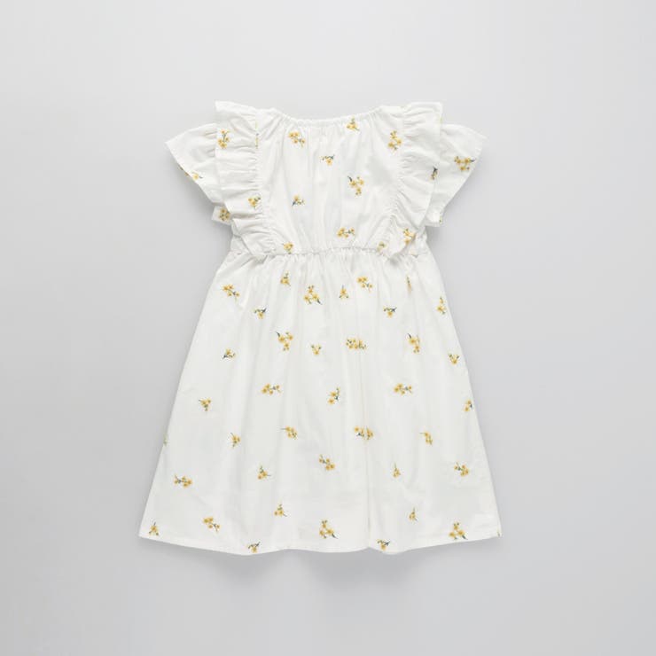 【おそろい】花刺しゅうワンピース キッズ 女の子 | ブランシェス | 詳細画像17 