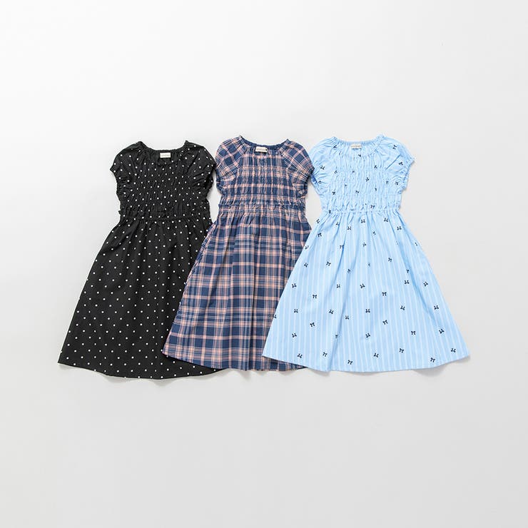 【ときめきワンピース】シャーリング半袖ワンピース | ブランシェス | 詳細画像25 