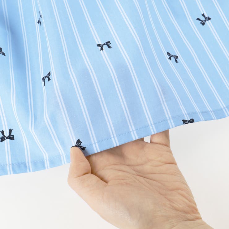 【ときめきワンピース】シャーリング半袖ワンピース | ブランシェス | 詳細画像9 