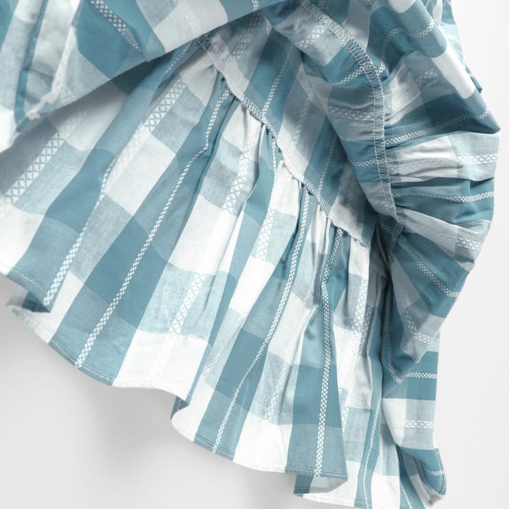 【おそろい】ブロックチェックワンピース | ブランシェス | 詳細画像10 