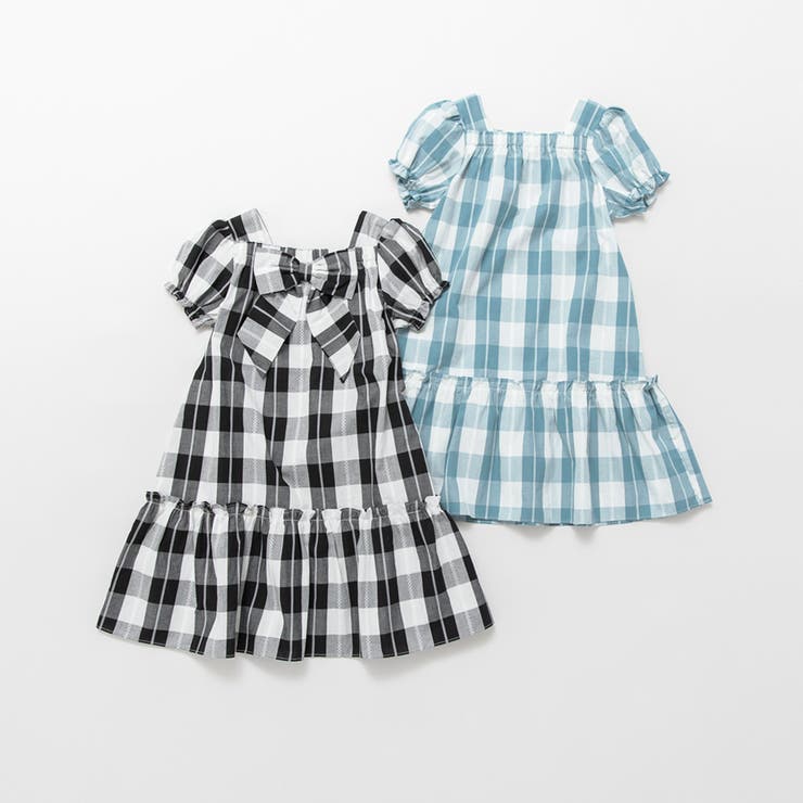 【おそろい】ブロックチェックワンピース | ブランシェス | 詳細画像2 