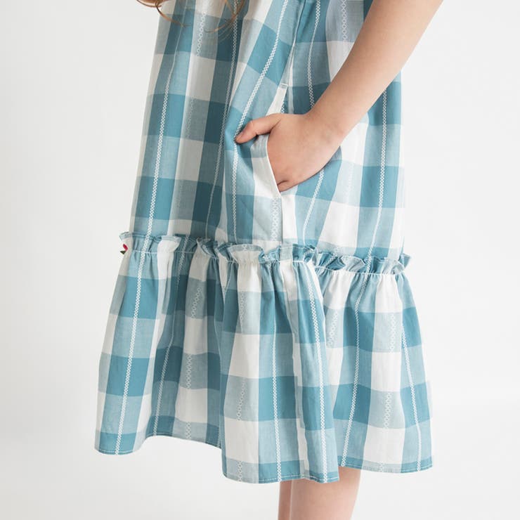 【おそろい】ブロックチェックワンピース | ブランシェス | 詳細画像8 