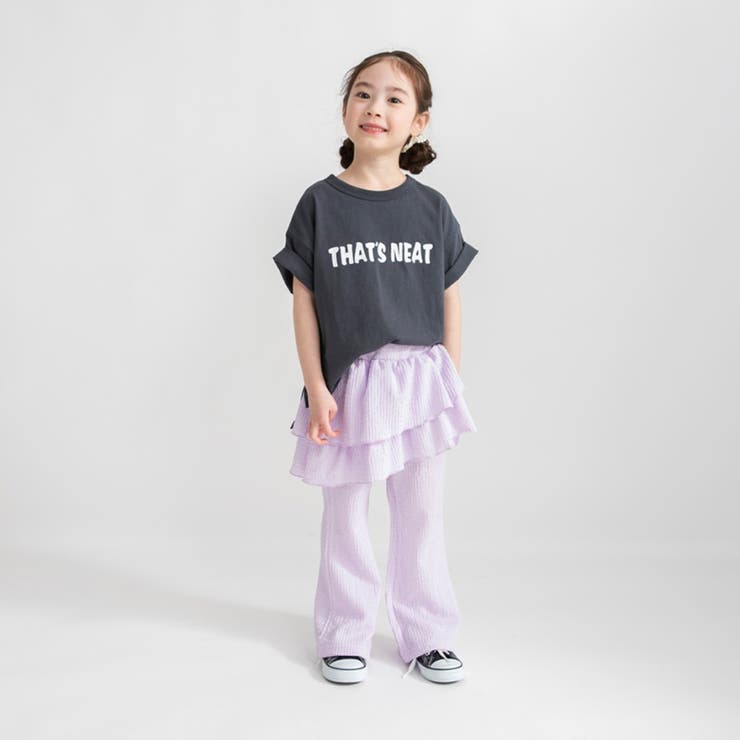 フリル付きカットフレアパンツ | ブランシェス | 詳細画像6 