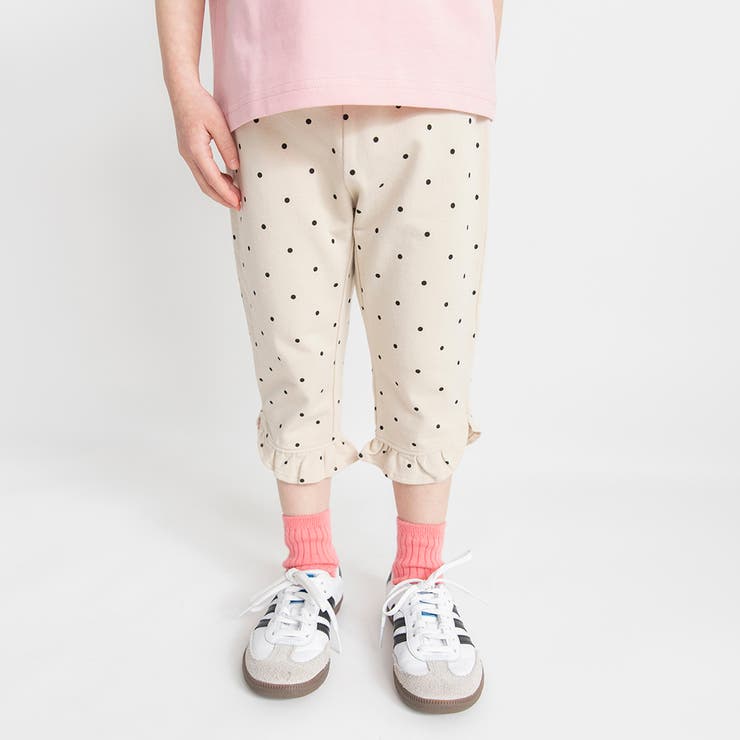 ベージュ | 【ブランシェスmini】カット7分丈パンツ | ブランシェス