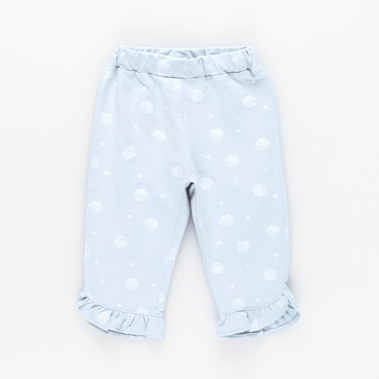 サックス | 【ブランシェスmini】カット7分丈パンツ | ブランシェス