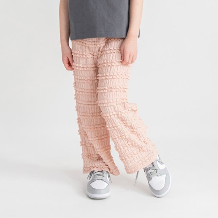 ピンク | カットジャガードパンツ | ブランシェス