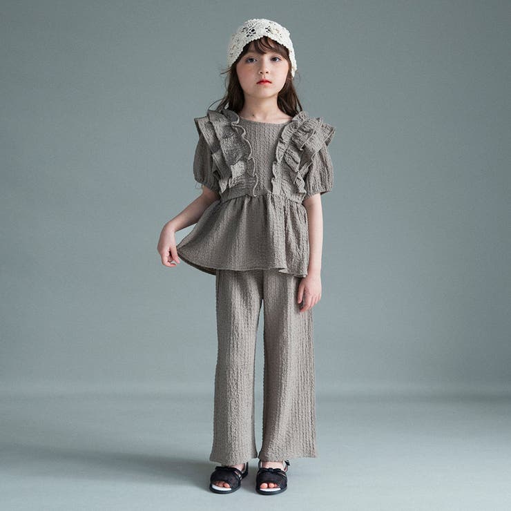 グレージュ | 【WEB限定】ぽこぽこ2WAYセットアップ | ブランシェス