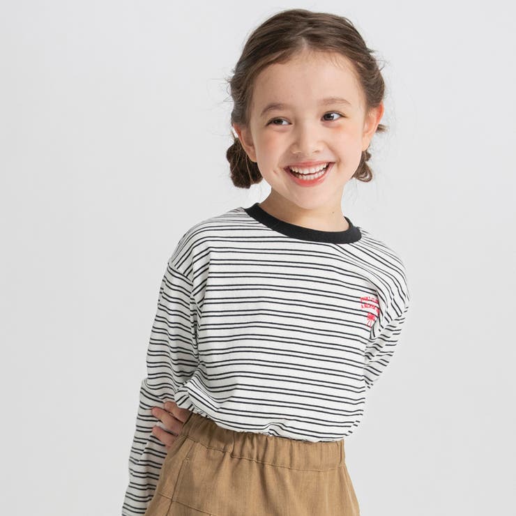 ボーダー | 【プチプラ】アソート長袖Tシャツ 150cm ジュニア 通園 通学 | ブランシェス