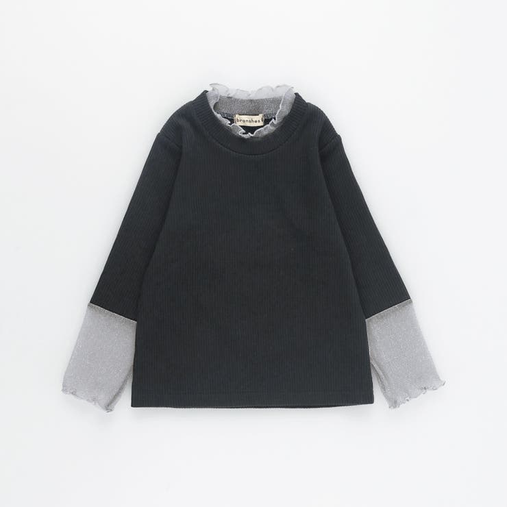 ラメチュール切替長袖Tシャツ 150cm ジュニア インナー | ブランシェス | 詳細画像13 