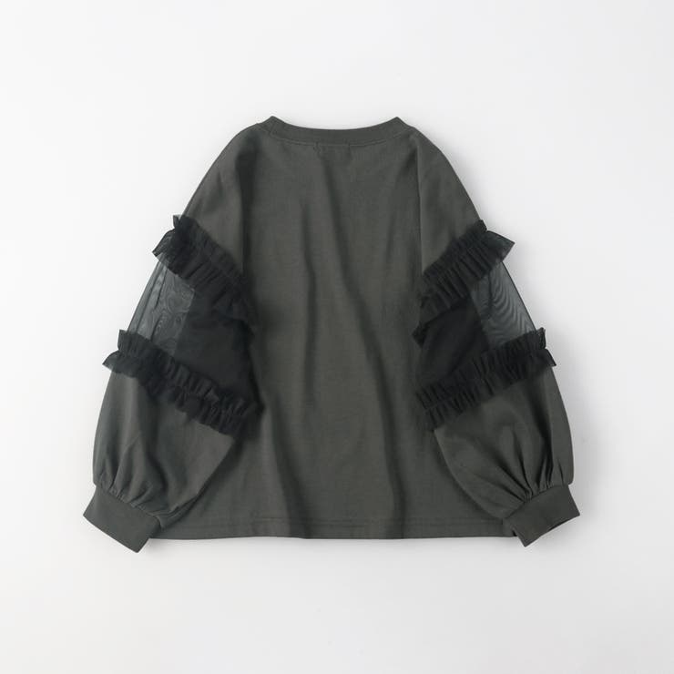 【WEB限定】チュール切替長袖Tシャツ 150cm リンクコーデ | ブランシェス | 詳細画像26 
