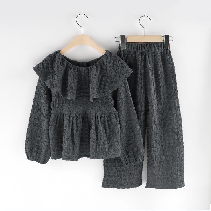 【WEB限定】２WAYぽこぽこジャガードセットアップ 150cm リンクコーデ | ブランシェス | 詳細画像30 