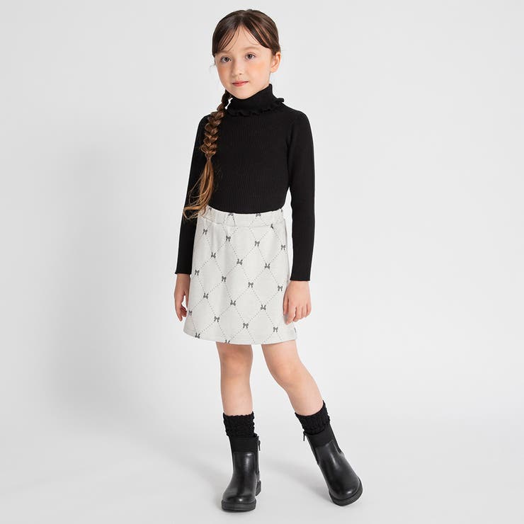 リブニット 長袖Tシャツ ロンT 150cm 女の子 秋物 冬物 インナー | ブランシェス | 詳細画像28 