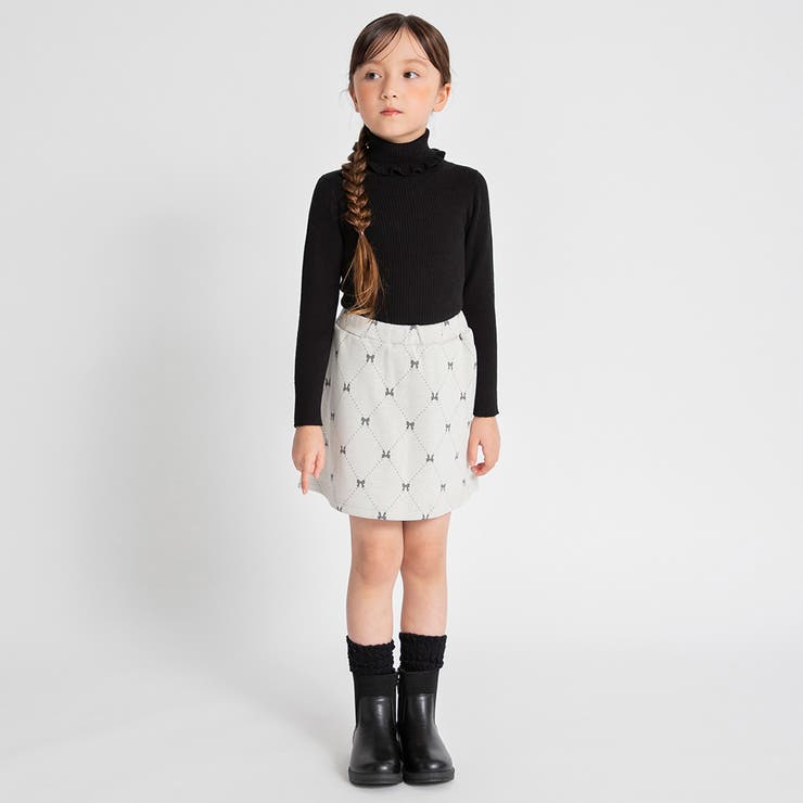 リブニット 長袖Tシャツ ロンT 150cm 女の子 秋物 冬物 インナー | ブランシェス | 詳細画像29 