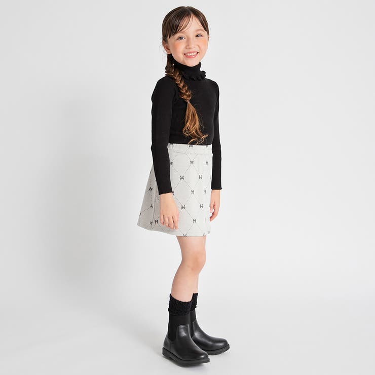 リブニット 長袖Tシャツ ロンT 150cm 女の子 秋物 冬物 インナー | ブランシェス | 詳細画像30 