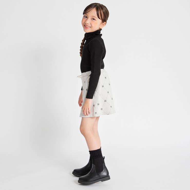 リブニット 長袖Tシャツ ロンT 150cm 女の子 秋物 冬物 インナー | ブランシェス | 詳細画像31 