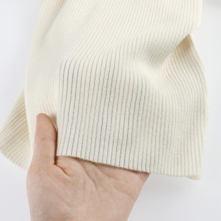 リブニット 長袖Tシャツ ロンT 150cm 女の子 秋物 冬物 インナー | ブランシェス | 詳細画像9 