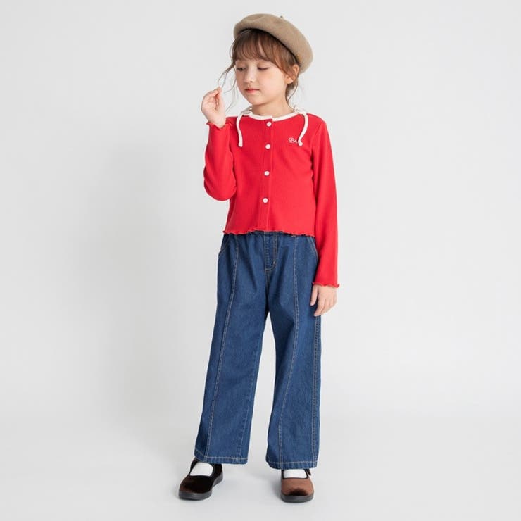 リボン付きカーディガン 150cm トップス 羽織 通園 通学 おでかけ | ブランシェス | 詳細画像14 