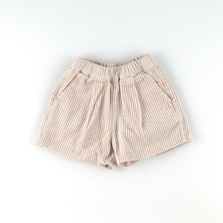 ピンクベージュ | コーデュロイショートパンツ 150cm 女の子 秋物 冬物 | ブランシェス