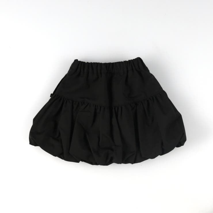 ふんわりバルーンスカート 150cm ひざ丈 チェック柄 無地 リボン | ブランシェス | 詳細画像22 