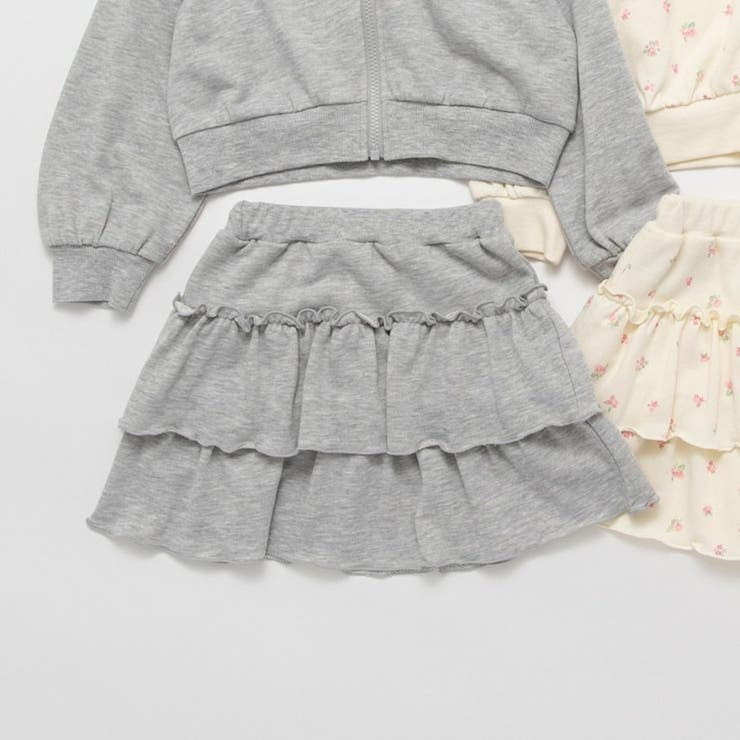 裏毛フリルスカート 150cm セットアップ対応 スウェット 女の子 | ブランシェス | 詳細画像13 