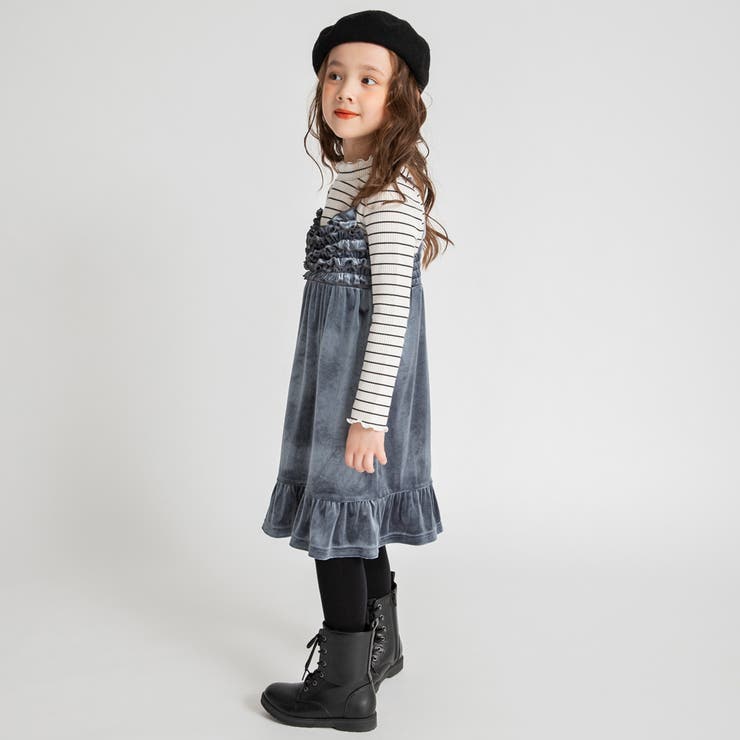 ベロア キャミワンピース 150cm 女の子 秋物 冬物 | ブランシェス | 詳細画像11 