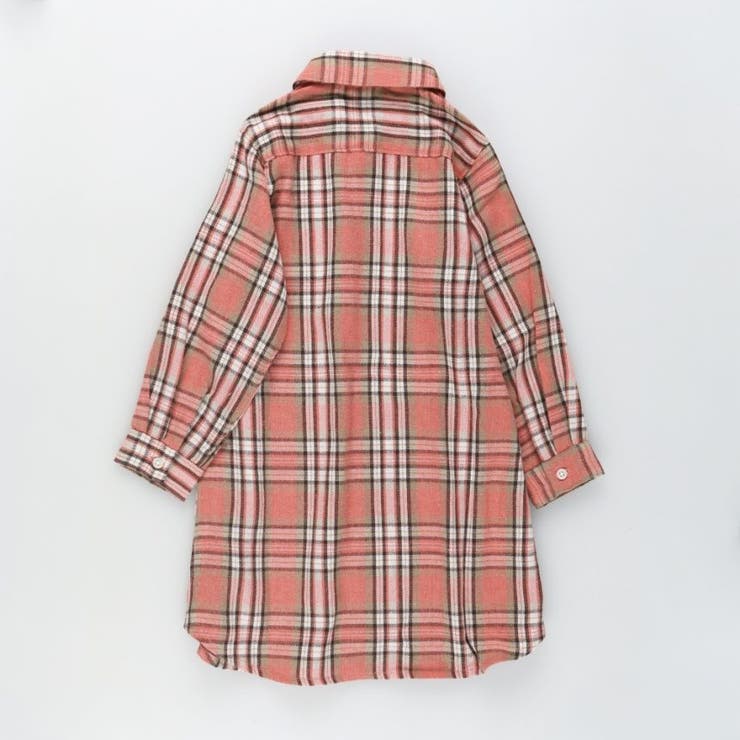 チェック柄シャツワンピース 150cm 女の子 カジュアル 重ね着 | ブランシェス | 詳細画像19 