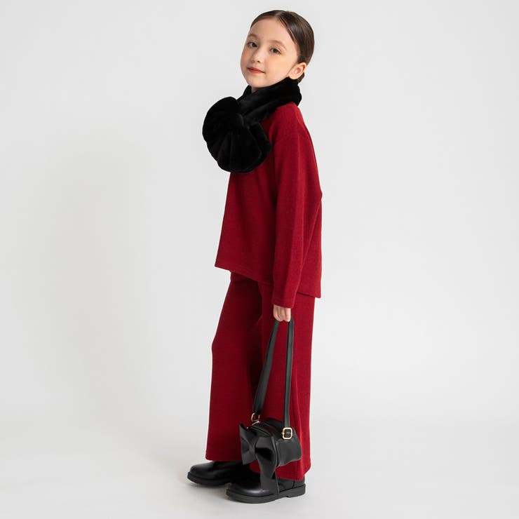 リブ ニットソー セットアップ 女の子 秋物 冬物 150cm | ブランシェス | 詳細画像5 