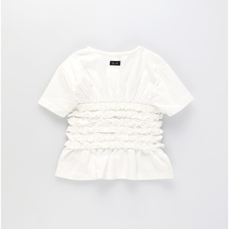 【b.+A】金子綾/シャーリング半袖Ｔシャツ | ブランシェス | 詳細画像3 