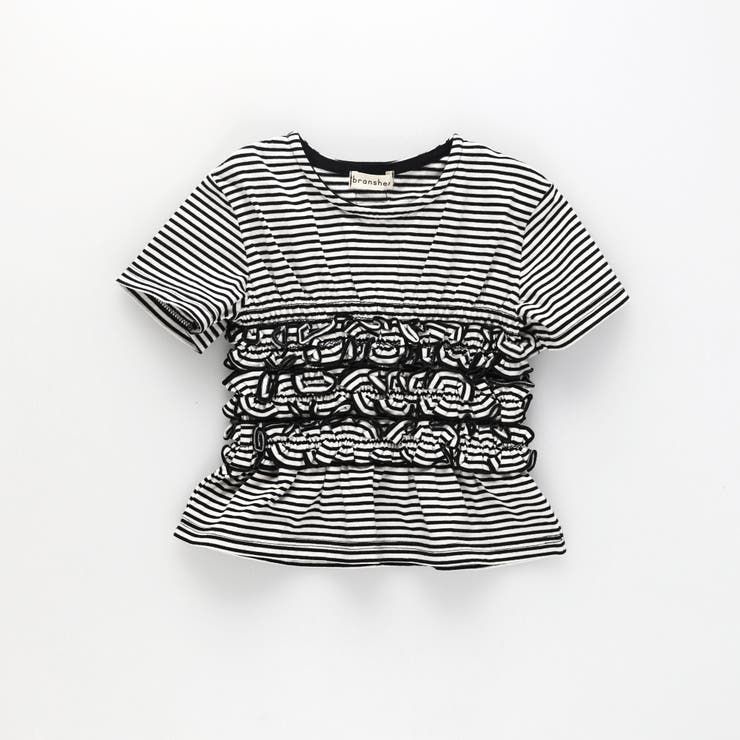 【b.+A】金子綾/シャーリング半袖Ｔシャツ | ブランシェス | 詳細画像8 